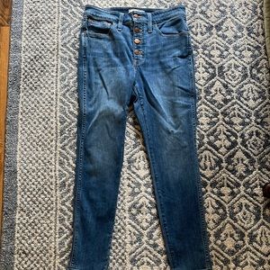 Madewell curvy road tripper jeans